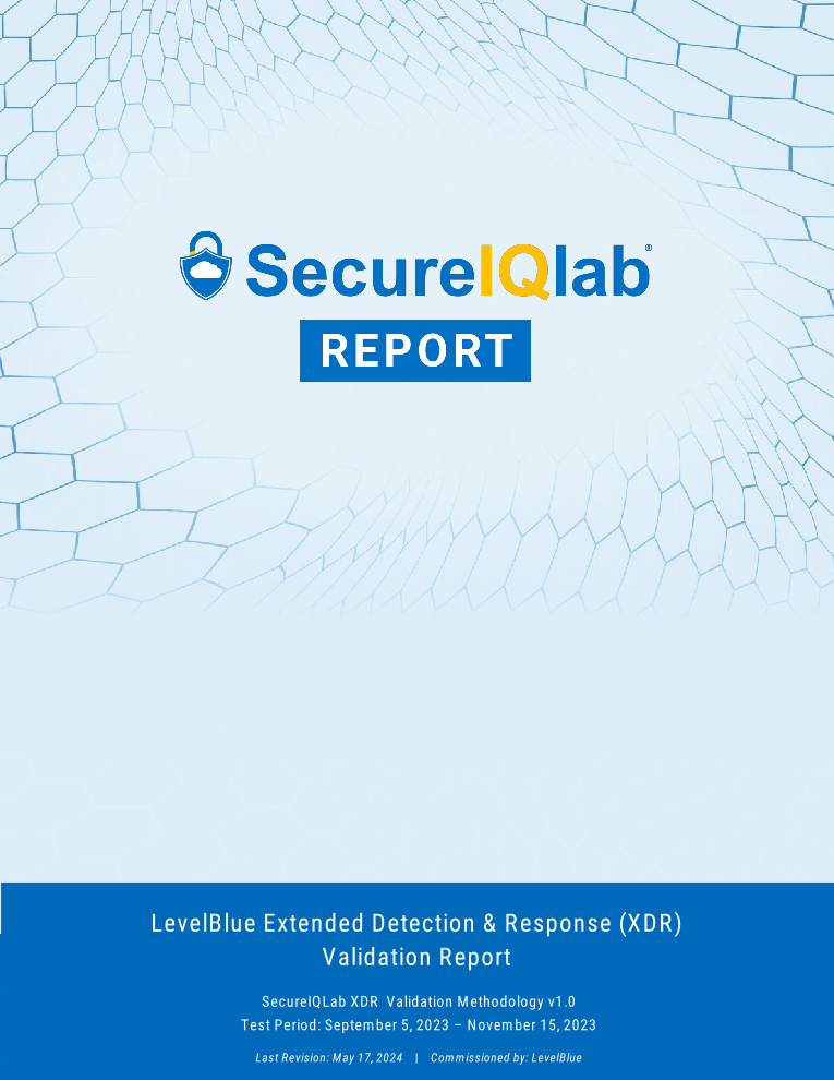 LevelBlue XDR CyberRisk Report